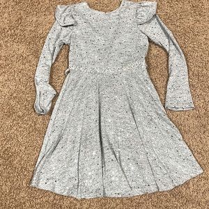 Rare Editions Sequin Embellished Gray Dress size 10